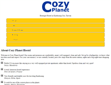 Tablet Screenshot of cozy-planet.com